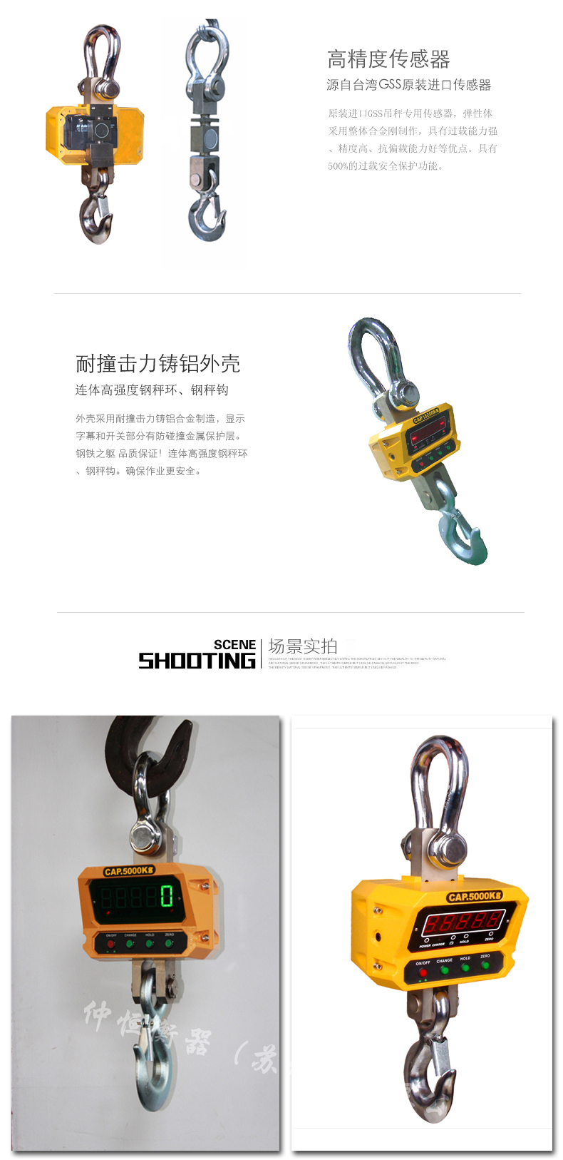 GS-C加強型直視吊秤